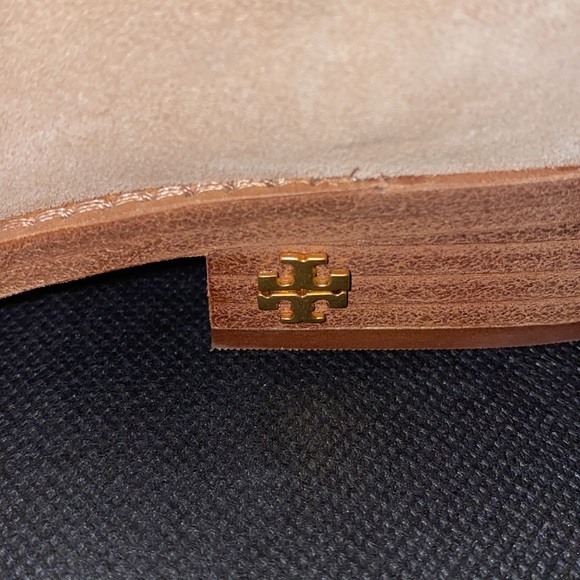Tory Burch Leather Ankle Booties with Gold Buckle - Picture 4 of 15